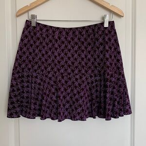 Luvluv Women’s Tennis/ Pickle Ball Skirt with Built-in Shorts Purple L